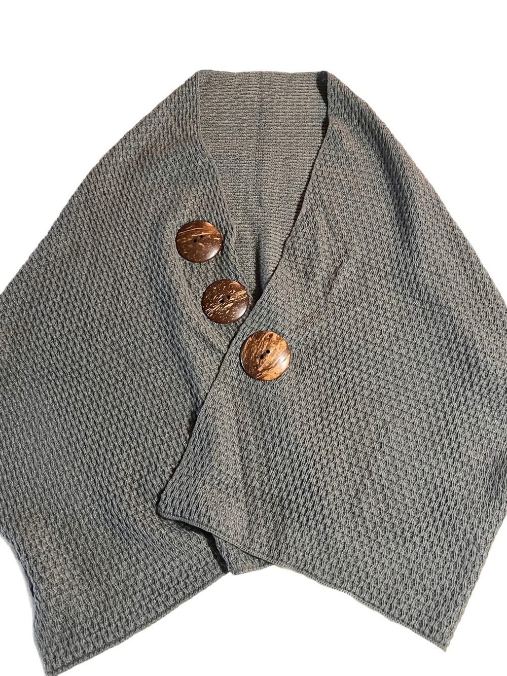 Artizan Grey Multifunctional Knit Wrap
